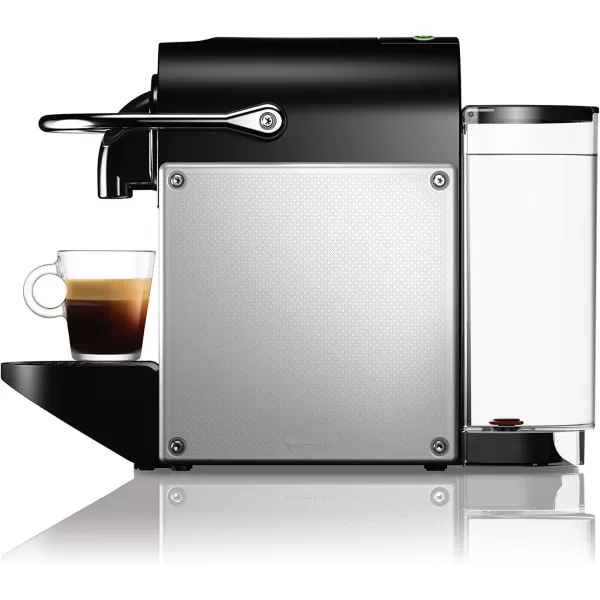 Nespresso Pixie Espresso Machine by De'Longhi, 1100ml, Aluminum,Silver