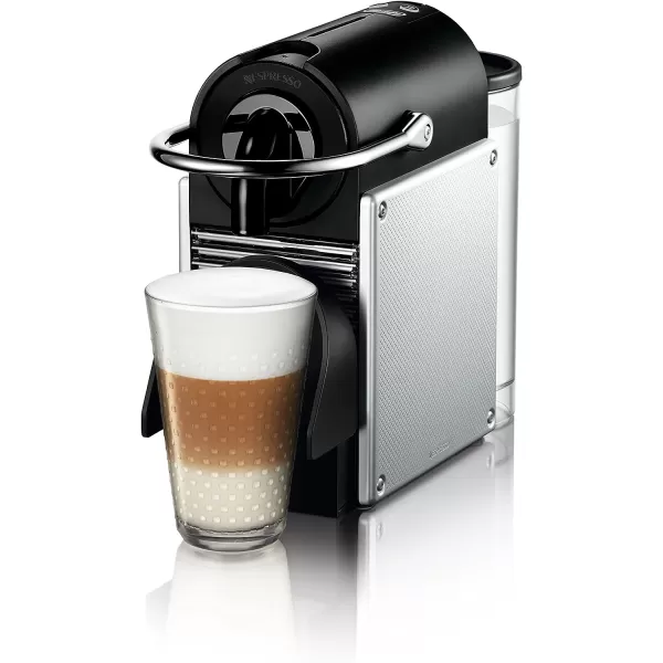 Nespresso Pixie Espresso Machine by De'Longhi, 1100ml, Aluminum,Silver