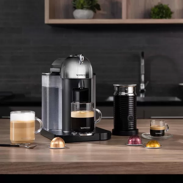 Nespresso Vertuo Coffee and Espresso Machine by Breville, 5 Cups, Black