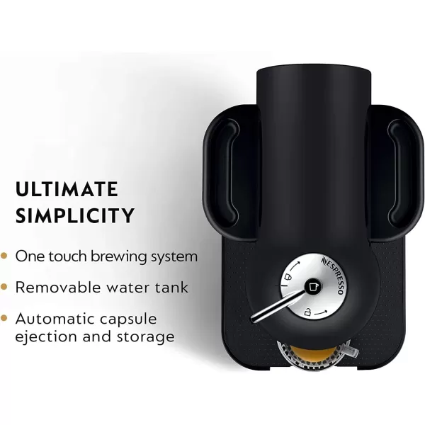 Nespresso Vertuo Coffee and Espresso Machine by Breville, 5 Cups, Black