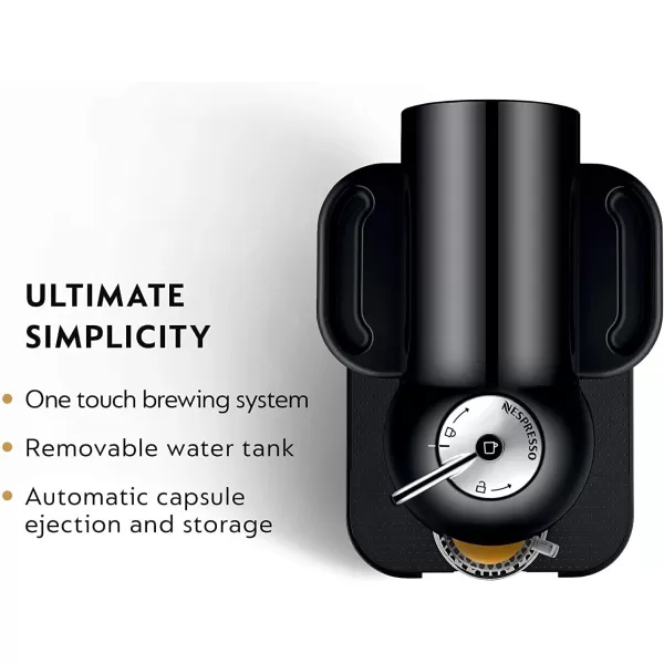 Nespresso Vertuo Coffee and Espresso Machine by Breville, 5 Cups, Black