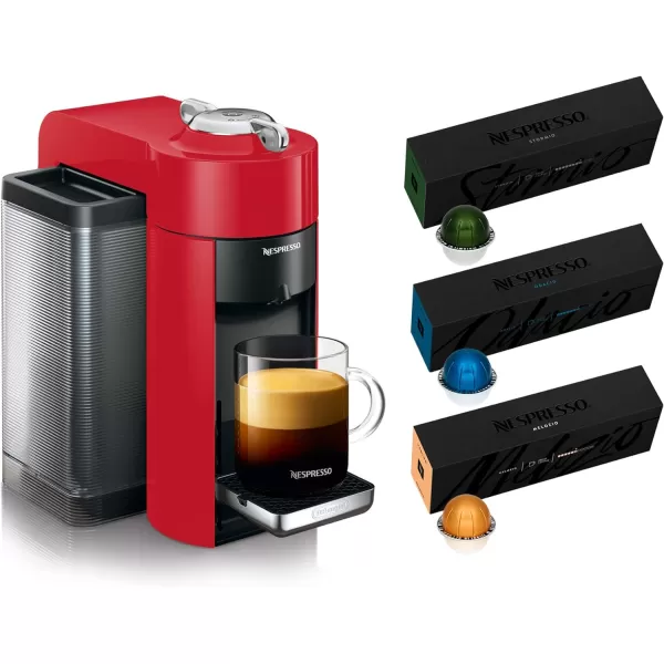 Nespresso Vertuo Coffee and Espresso Machine by De'Longhi with Milk Frother, Silver