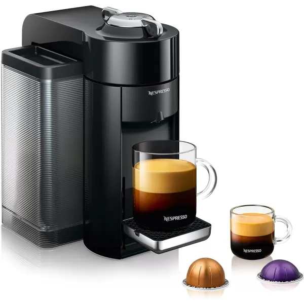 Nespresso Vertuo Coffee and Espresso Machine by De'Longhi with Milk Frother, Silver