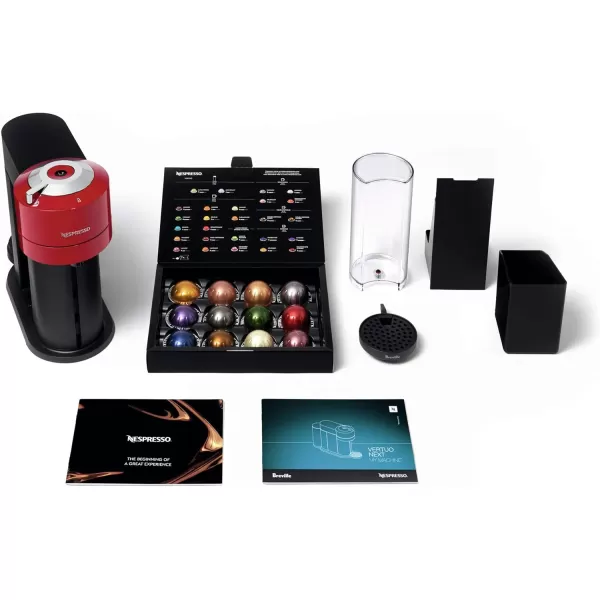 Nespresso Vertuo Next Coffee and Espresso Machine by Breville, Cherry Red, 1.1 Liters