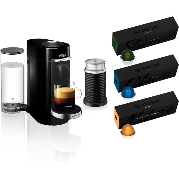 Nespresso Vertuo Plus Coffee and Espresso Maker by De'Longhi, 60 ounces, Titan,Grey