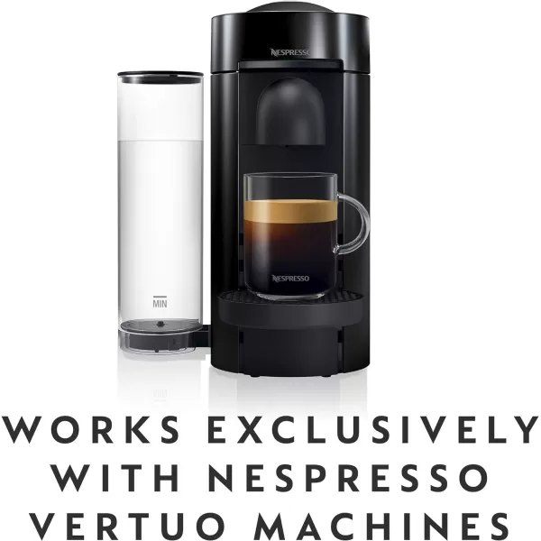 Nespresso Vertuo Plus Coffee and Espresso Maker by De'Longhi, 60 ounces, Titan,Grey