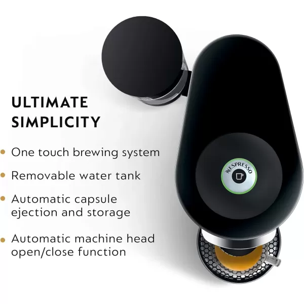 Nespresso Vertuo Plus Coffee and Espresso Maker by De'Longhi, 60 ounces, Titan,Grey