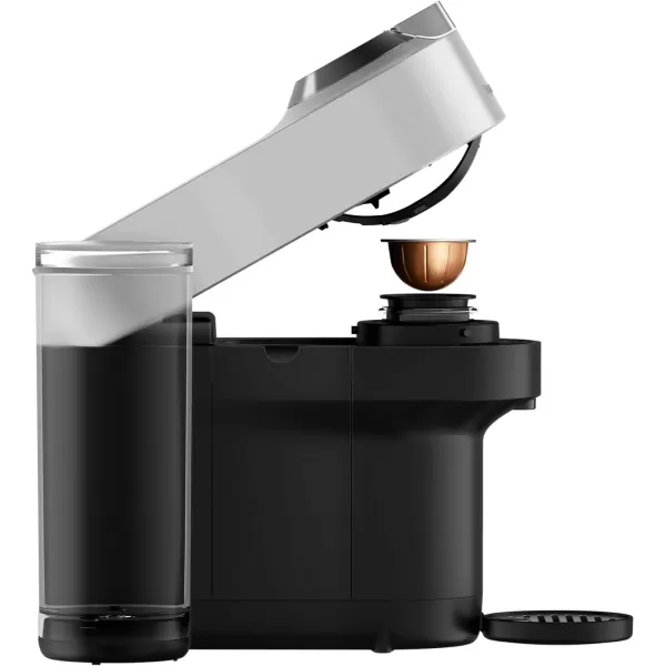 Nespresso Vertuo Pop+ Deluxe Coffee and Espresso Machine by De'Longhi, Silver