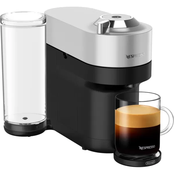 Nespresso Vertuo Pop+ Deluxe Coffee and Espresso Machine by De'Longhi, Silver