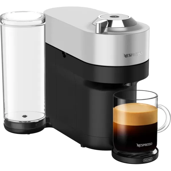 Nespresso Vertuo Pop+ Deluxe Coffee and Espresso Machine by De'Longhi, Silver