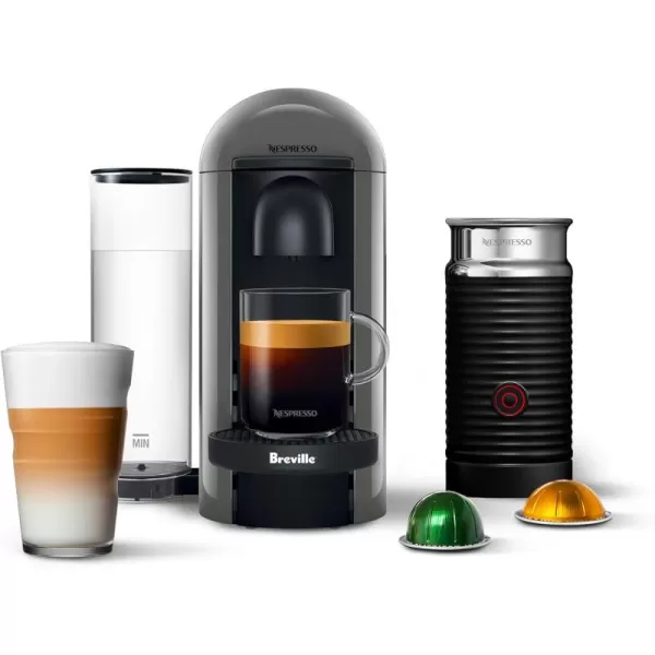 Breville BNV450GRY VertuoPlus Coffee and Espresso Machine, Grey