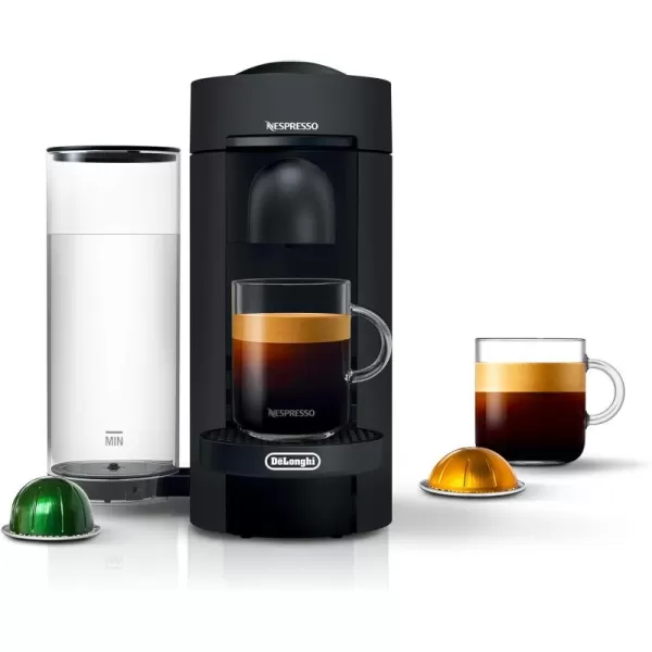De'Longhi Nespresso VertuoPlus Coffee and Espresso Machine by De'Longhi, 38 ounces, Matte Black