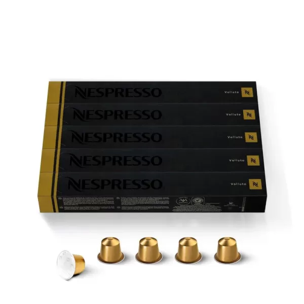 Nespresso Capsules OriginalLine, Cosi, Mild Roast Espresso Coffee, 50 Count Coffee Pods, Brews 1.35oz 