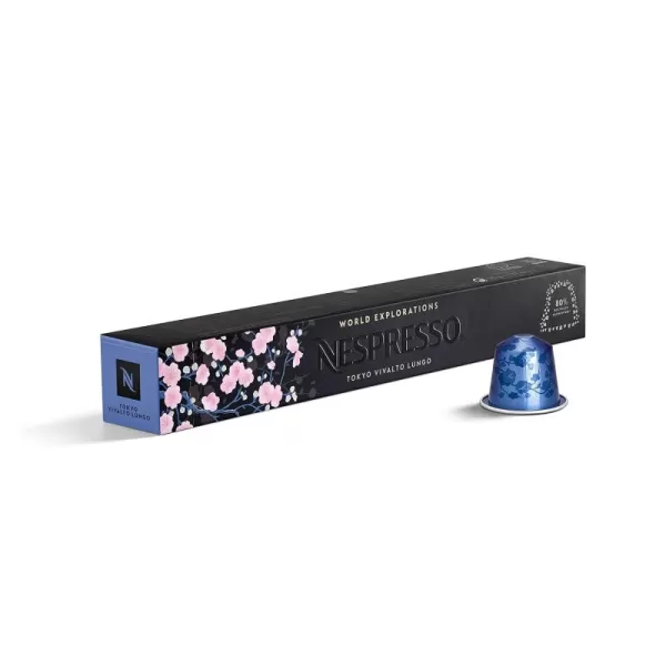Nespresso Capsules OriginalLine, Vienna Linizio Lungo, Mild Roast Coffee, 50 Count Coffee Pods, Brews 3.7 Ounce 