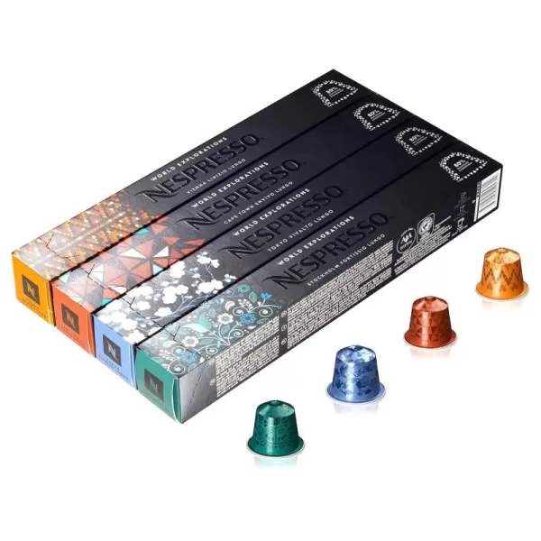 Nespresso Capsules OriginalLine, Vienna Linizio Lungo, Mild Roast Coffee, 50 Count Coffee Pods, Brews 3.7 Ounce 