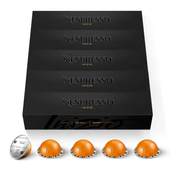 Nespresso Capsules Vertuo, Arondio Gran Lungo Americano, Medium Roast Coffee, 30-Count Coffee Pods, Brews 5oz