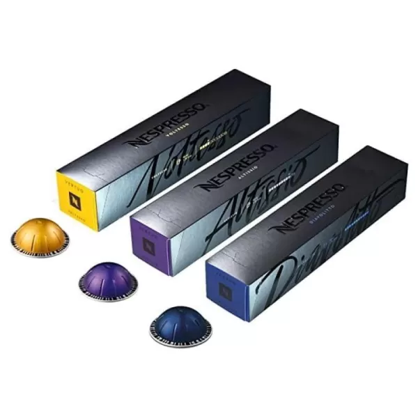 Nespresso Capsules VertuoLine, Best Seller Variety Pack, Medium and Dark Roast Coffee, 30 Count Coffee Pods, Brews 7.8 oz