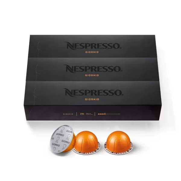 Nespresso Capsules VertuoLine, Best Seller Variety Pack, Medium and Dark Roast Coffee, 30 Count Coffee Pods, Brews 7.8 oz