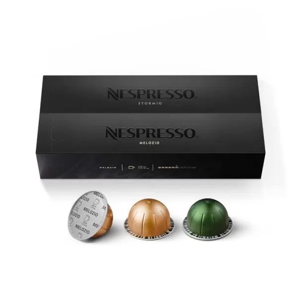Nespresso Capsules VertuoLine, Best Seller Variety Pack, Medium and Dark Roast Coffee, 30 Count Coffee Pods, Brews 7.8 oz
