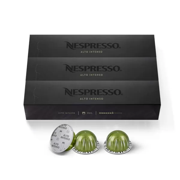 Nespresso Capsules VertuoLine, Best Seller Variety Pack, Medium and Dark Roast Coffee, 30 Count Coffee Pods, Brews 7.8 oz