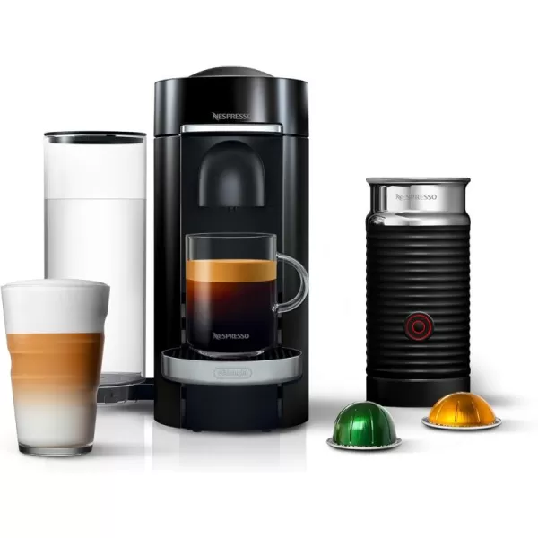 Nespresso Vertuo Plus Coffee and Espresso Maker by De'Longhi, 60 ounces, Titan,Grey