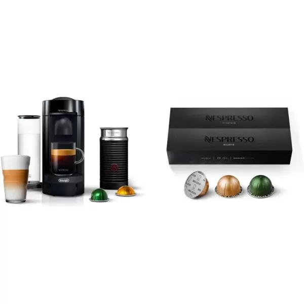 Nespresso Vertuo Plus Coffee and Espresso Maker by De'Longhi, 60 ounces, Titan,Grey