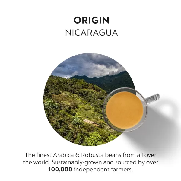 Nespresso Capsules OriginalLine, Nicaragua Master Origin, Medium Roast Coffee, 50 Count Coffee Pods, Brews 1.35oz 