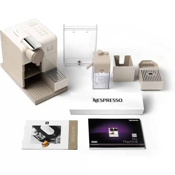 Nespresso Lattissima Touch Original Espresso Machine with Milk Frother by De'Longhi, White