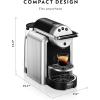 imageNespresso Professional Coffee Maker Starter Bundle Zenius Professional Coffee Machine Presentation Box for Nespresso CapsulesBlack and SilverSilver
