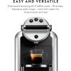 imageNespresso Professional Coffee Maker Starter Bundle Zenius Professional Coffee Machine Presentation Box for Nespresso CapsulesBlack and SilverSilver