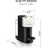imageNespresso Vertuo Next Coffee and Espresso Maker by DeLonghi with Aeroccino Milk Frother WhiteWhite