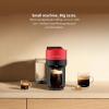 imageNespresso Vertuo Pop Coffee and Espresso Maker by Breville with Milk Frother Coconut WhiteRed