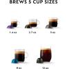 imageNespresso Vertuo Pop Deluxe Coffee and Espresso Machine by DeLonghi 120 Volts SilverBlack Matte Chrome