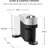 imageNespresso Vertuo Pop Deluxe Coffee and Espresso Machine by DeLonghi 120 Volts SilverSilver