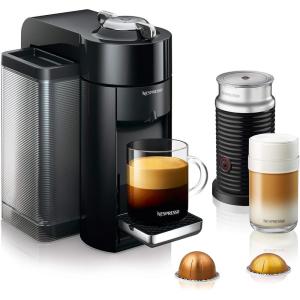 imageNespresso Vertuo Coffee and Espresso Machine by DeLonghi54 oz TitanGrayBlack