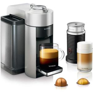 imageNespresso Vertuo Coffee and Espresso Machine by DeLonghi54 oz TitanGraySilver