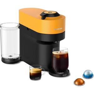 imageNespresso Vertuo Pop by DeLonghi with Aeroccino 1500 watts Mango YellowMachine Only
