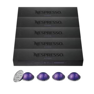 imageNespresso Capsules Vertuo Diavolitto Dark Roast Espresso 50Count Espresso Pods Brews 135ozAltissio