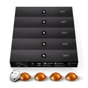 imageNespresso Capsules Vertuo Diavolitto Dark Roast Espresso 50Count Espresso Pods Brews 135ozOrafio