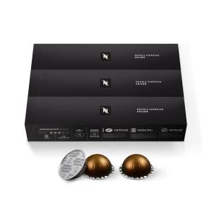 imageNespresso Capsules Vertuo Double Espresso Scuro Dark Roast Espresso Coffee 30Count Coffee Pods Brews 27ozChiaro