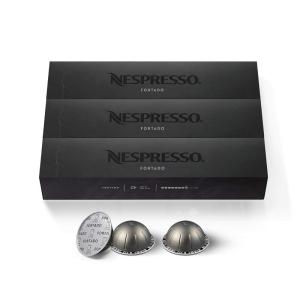 imageNespresso Capsules Vertuo Fortado Gran Lungo Americano Dark Roast Espresso Coffee 30 Count Coffee Pods Brews 50ozFortado Gran Lungo