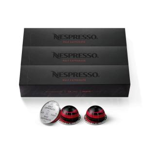 imageNespresso Capsules Vertuo Half Caffeinato Mild Roast Coffee 30Count Coffee Pods Brews 78ozHalf Caffeinato