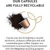 imageNespresso Capsules Original Line Stocking Stuffers Capriccio Medium Roast Espresso Coffee 50 Count Coffee PodsCosi