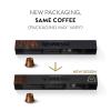 imageNespresso Capsules Original Line Stocking Stuffers Flavored Nocciola Medium Roast 50 Count Coffee podsCocoa Truffle