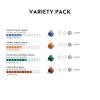 imageNespresso Capsules Original Line Stocking Stuffers Morning Lungo Blends Variety Pack Mild to Medium to Dark Roast Coffee 50Count Coffee PodsMorning Lungo Blends Variety Pack