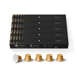 imageNespresso Capsules Original Line Caramello Medium Roast Espresso Coffee 50 Count Espresso Coffee PodsCaramello