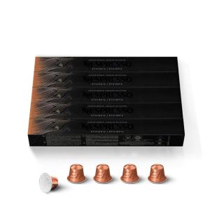 imageNespresso Capsules Original Line India Master Origin Dark Roast Coffee 50 Count Coffee PodsEthiopia Master Origin