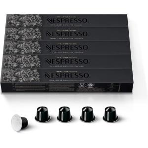 imageNespresso Capsules Original Line Stocking Stuffers Arpeggio Intenso Dark Roast Coffee50 Count Coffee PodsRistretto Intenso