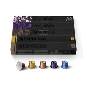 imageNespresso Capsules Original Line Stocking Stuffers Ispirazione Variety Pack Mild Medium Dark Roast Espresso Coffee 50 Count Espresso Coffee PodsMild  Medium  Dark Roast Variety Pack