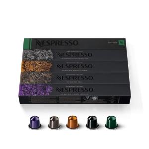 imageNespresso Capsules Original Line Stocking Stuffers Ispirazione Espresso Variety Pack Medium Roast Espresso Coffee 100 Count Espresso Coffee PodsNespresso 100ct Variety Pack